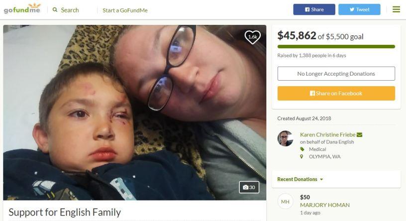 English family GoFundMe