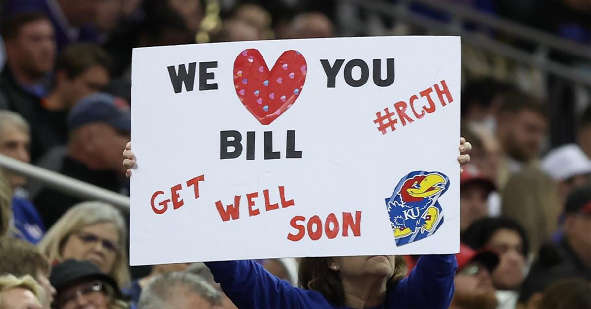 Bill Self support sign