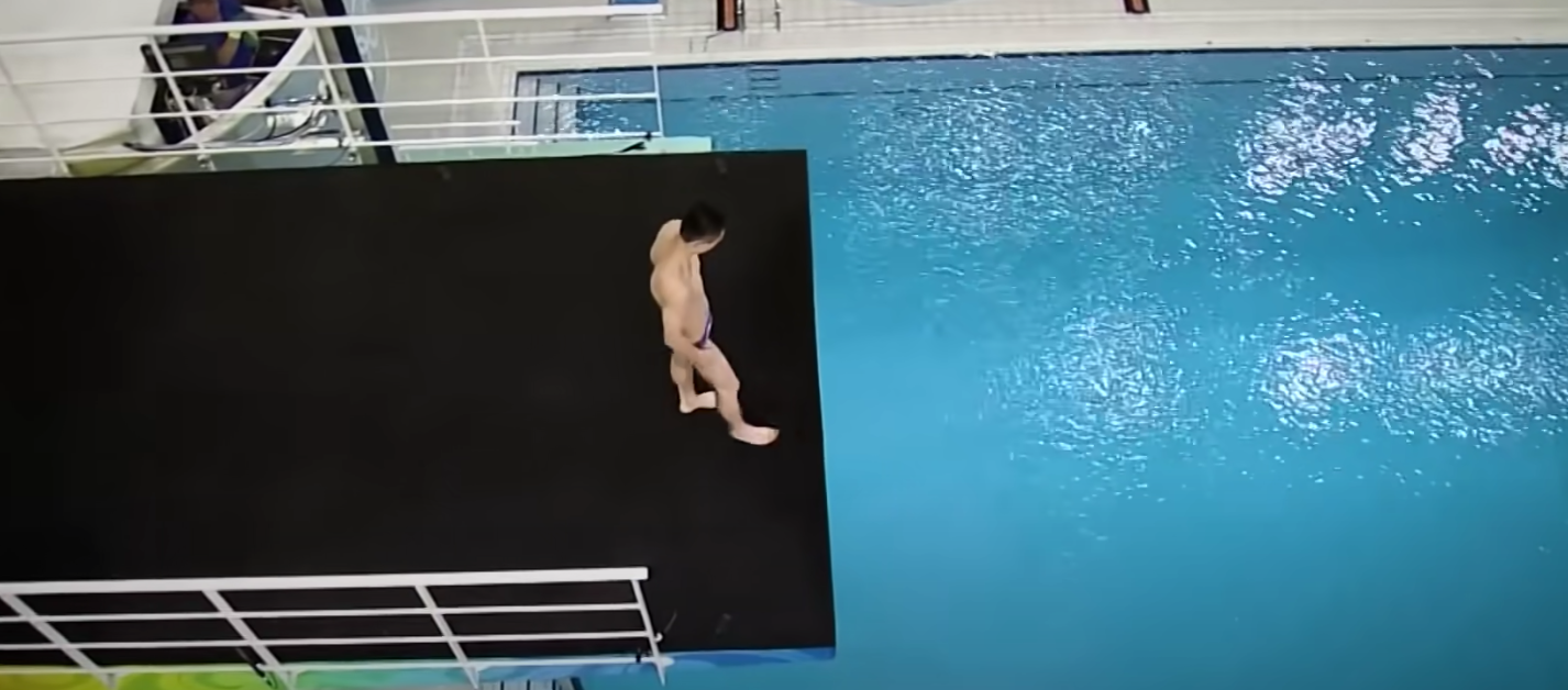 olympic pool diving