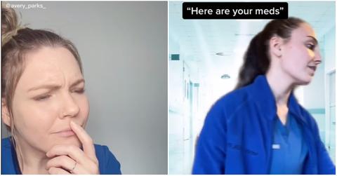 Nurse TikTokers Avery Johnson and Kelsey