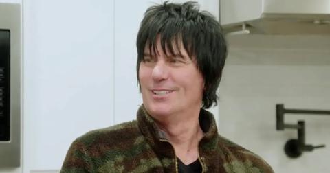 Whitney Rose's dad, Steve Lesh, wearing an army fatigue sweater.