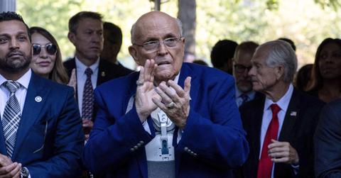 Rudy Giuliani attends 9/11 service