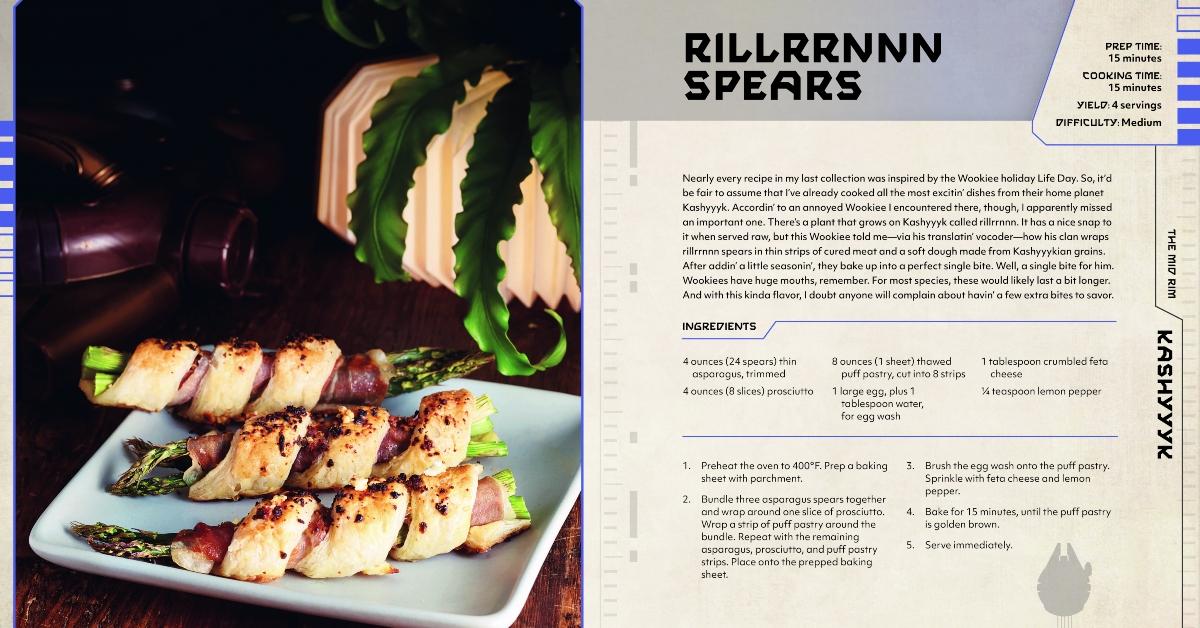 Rillrrnnn Spears in the Star Wars cookbook
