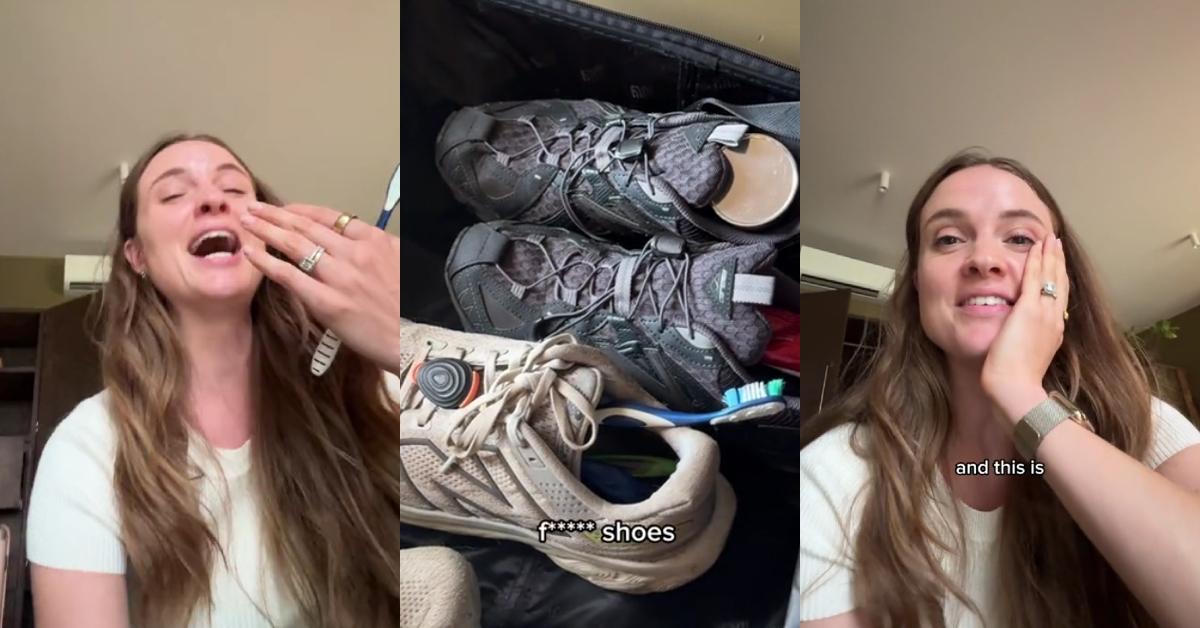 Husband Puts Wife Toothbrush in Shoe Ahead of Trip