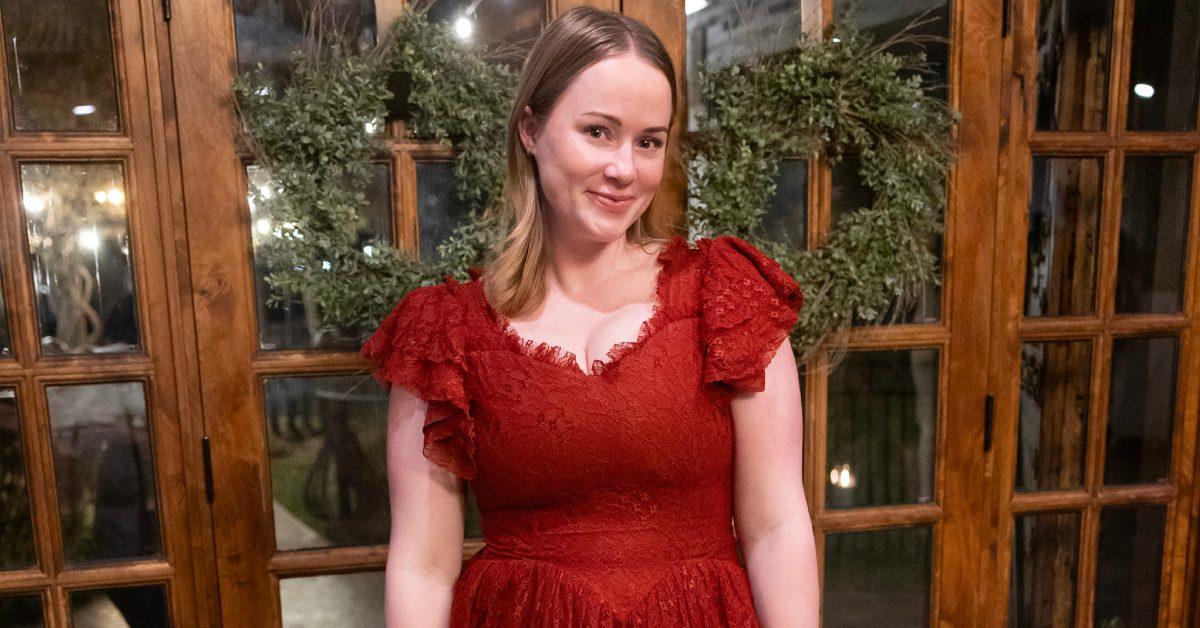 Whitney Leavitt in a red dress on 'Secret Lives of Mormom Wives'.