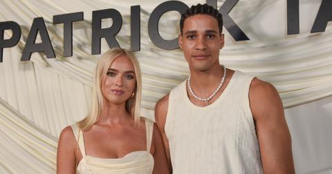 Elys Hutchinson and Nathan Soan attend Patrick Ta's GLOW Launch Party on June 13, 2024, in Los Angeles.