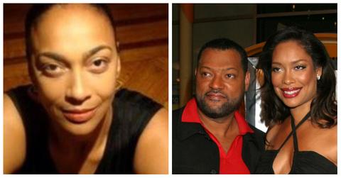 Laurence Fishburne and the women he was married to: Hajna O. Moss and Gina Torres