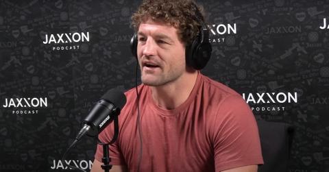 Ben Askren talking on a podcast