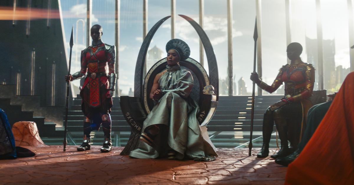 Angela Bassett as Queen Ramonda in 'Black Panther: Wakanda Forever.'