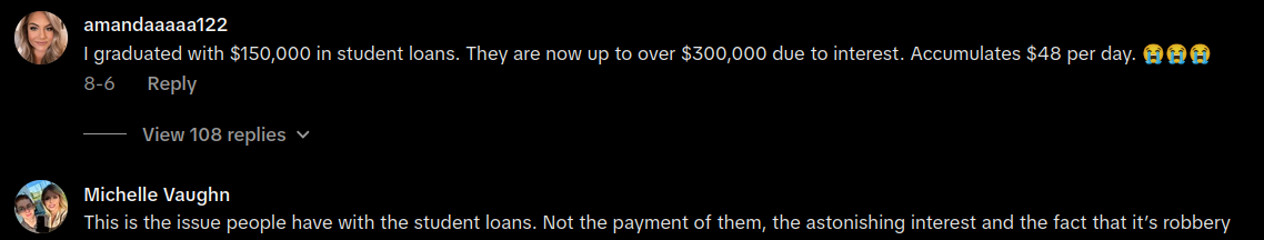 student loan crash out