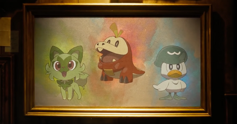 'Pokemon Scarlet' and 'Violet' starters