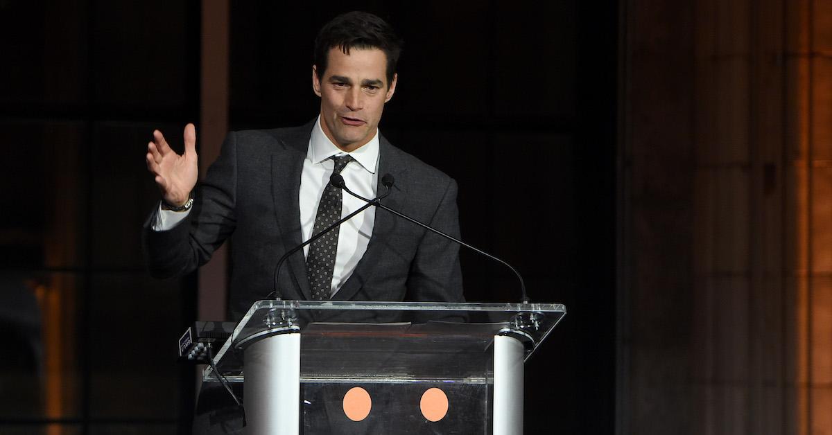 Rob Marciano speaks onstage during Best Friends Animal Society’s Benefit to Save Them All at Gustavino's on April 02, 2019 in New York City.