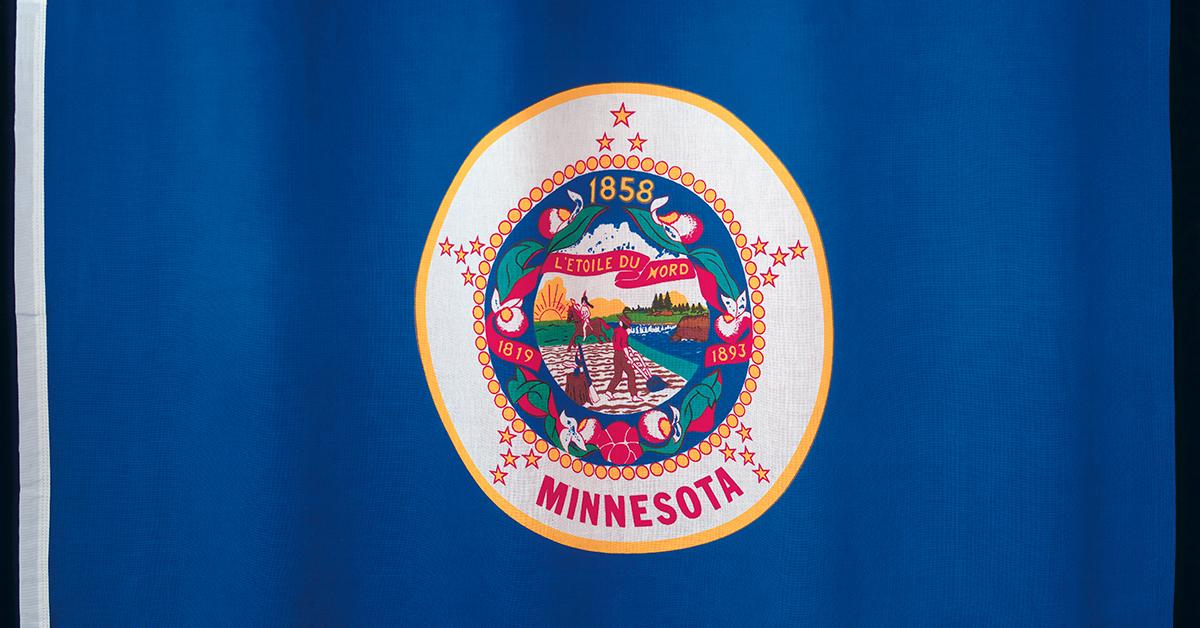 The original design for the Minnesota State Flag