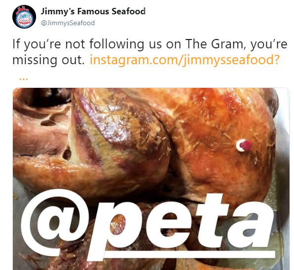 jimmys peta tweet