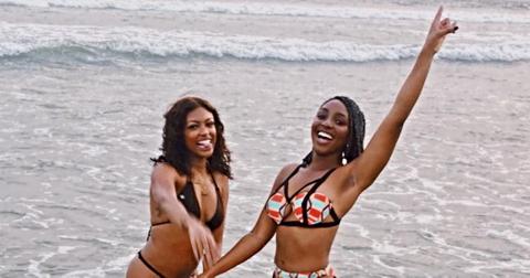 Javicia and Karen in Africa