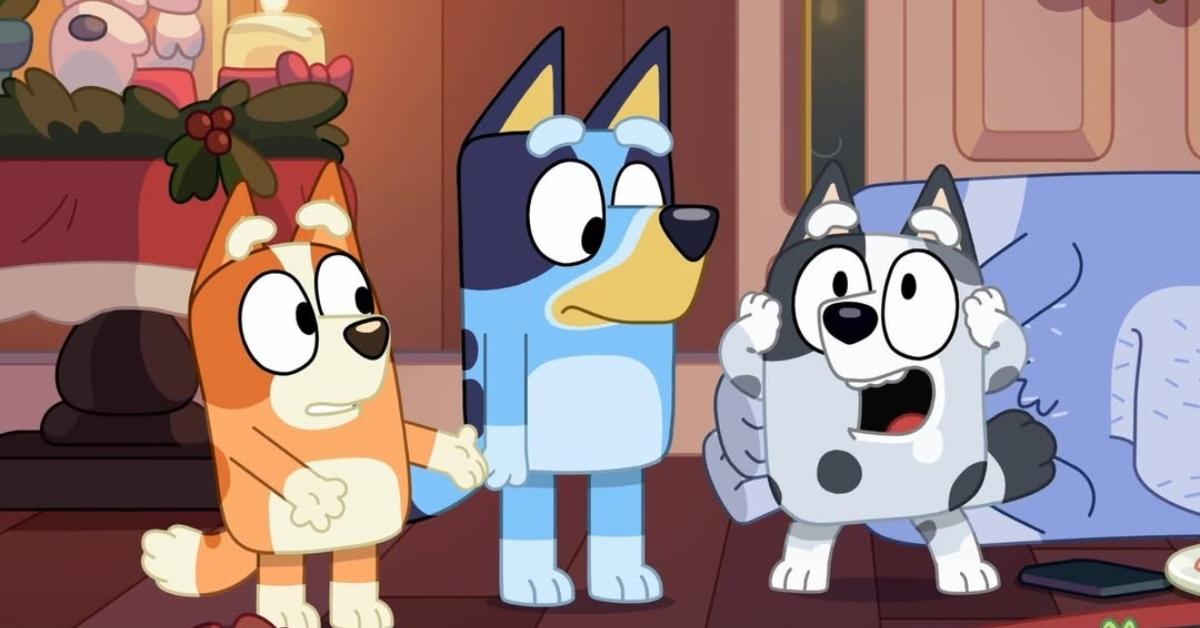 A scene from 'Bluey' on Disney Channel