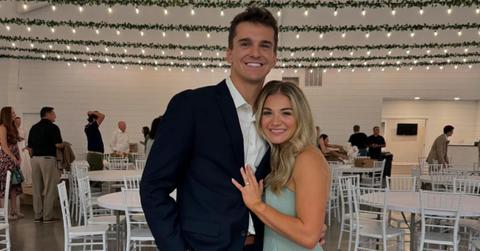 Matt and Abby Howard at a wedding