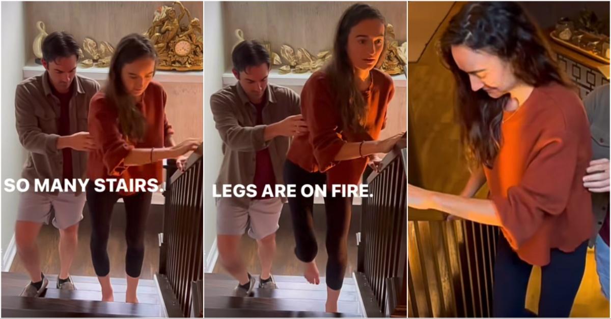 Kelley Mack relearning how to walk before death in Instagram post