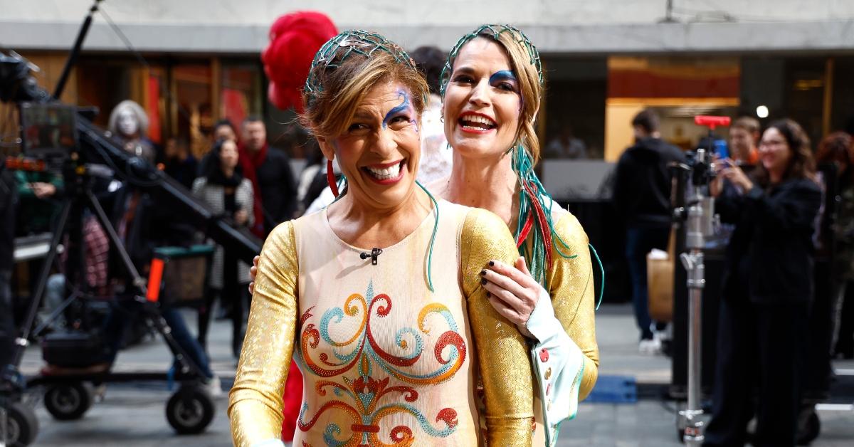 Hoda Kotb and Savannah Guthrie attend 2022 Halloween