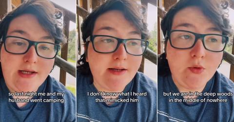 Woman hears mimic in Appalachian woods