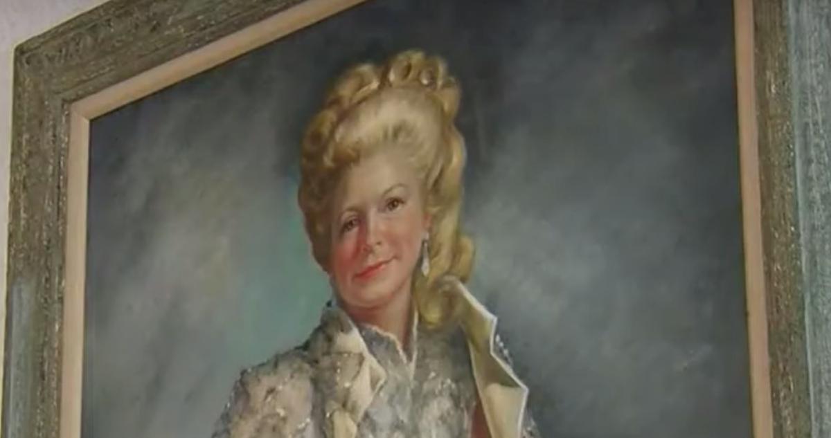 Portrait of Martha Mitchell from the Pine Bluff Museum in Arkansas 