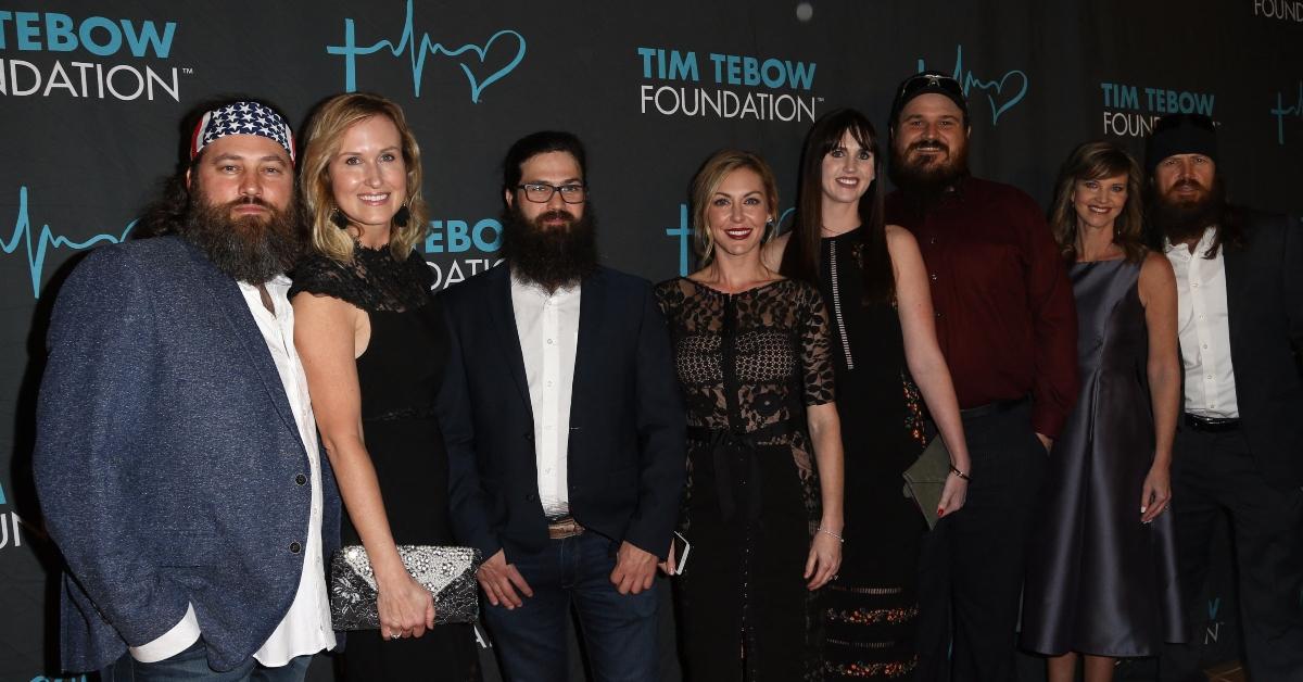 Willie Robertson, Korie Robertson, Jep Robertson, Jessica Robertson, Brittany Brugman, Justin Martin, Missy Robertson, Jase Robertson