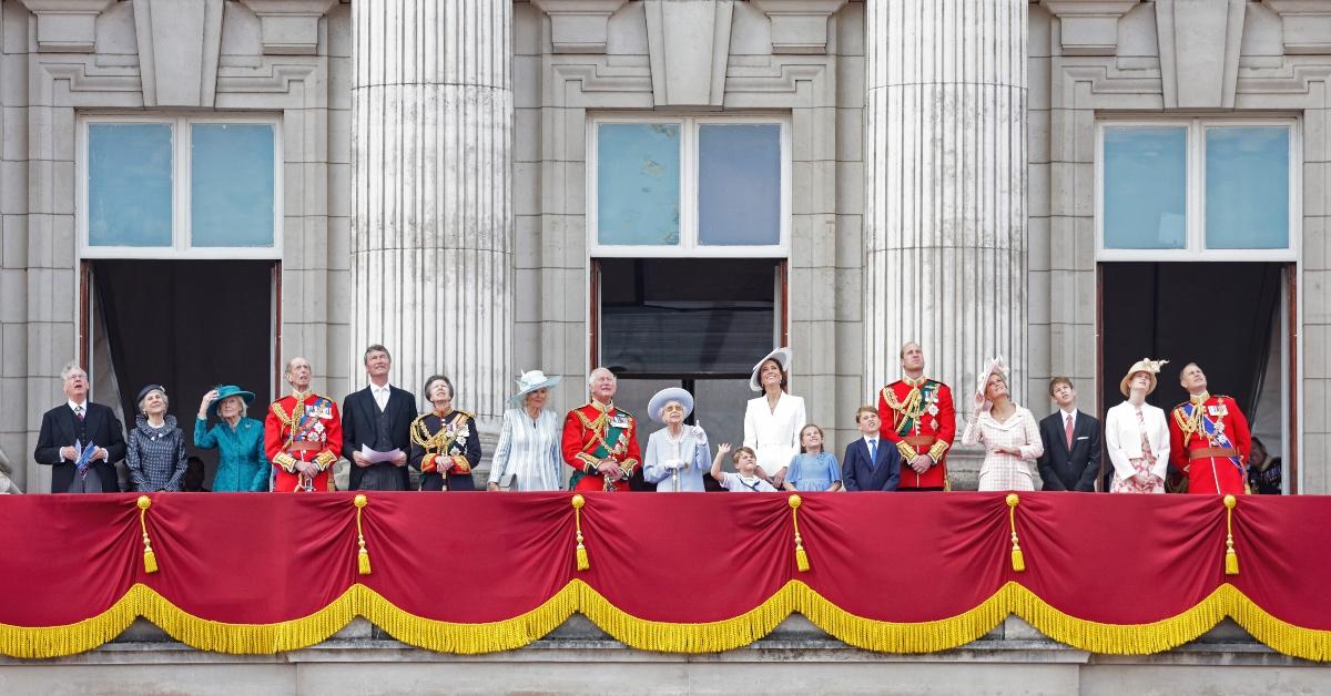 Members of the British royal family