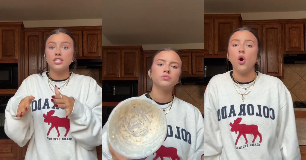 Woman Blasts Boyfriend for Eating Entire Tub of Cheese