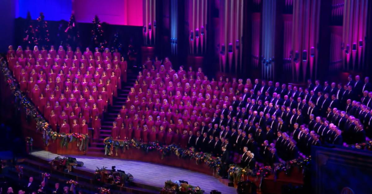 The Tabernacle Choir performing