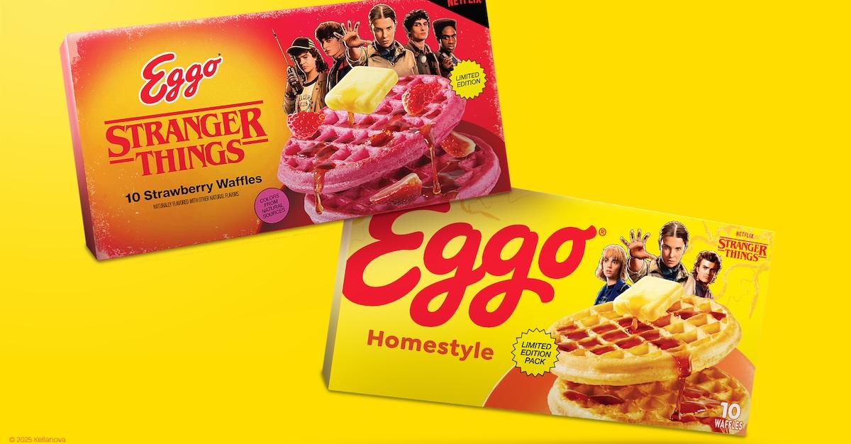 eggo stranger things strawberry waffles