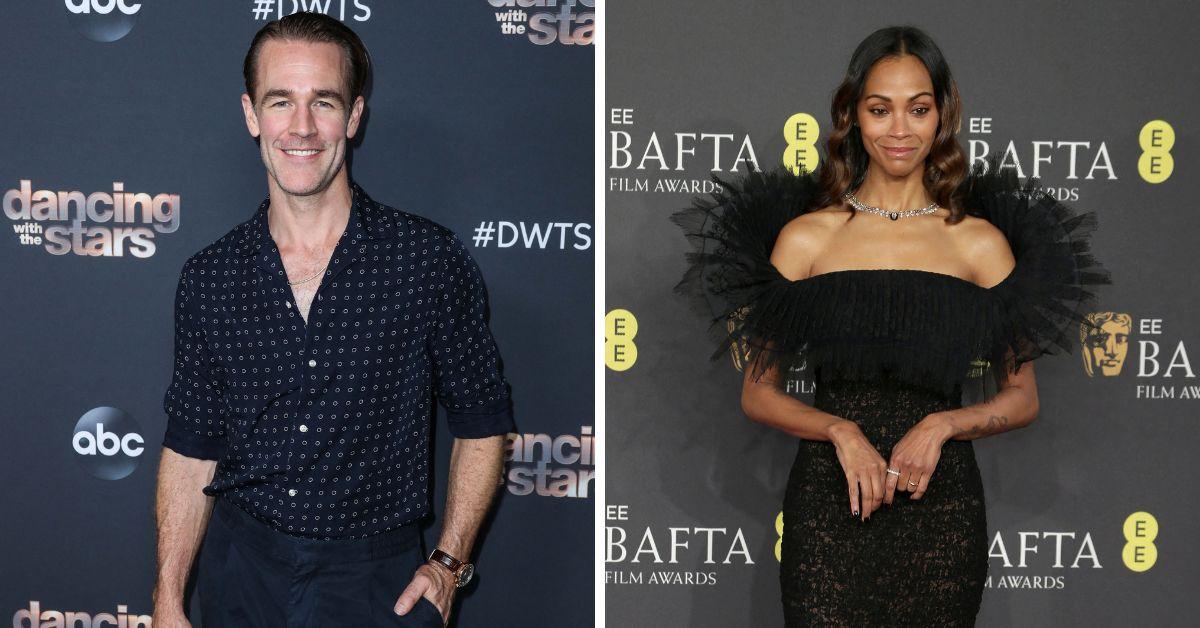 James Van Der Beek and Zoe Saldana