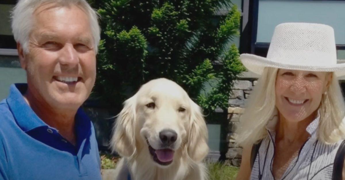 Jim Krauseneck years after Cathy's murder, with his new wife.