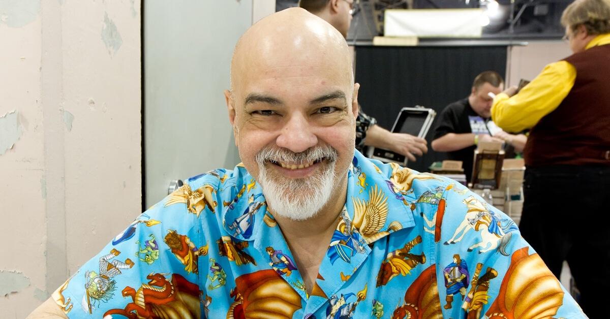 George Pérez at a comic book convention.