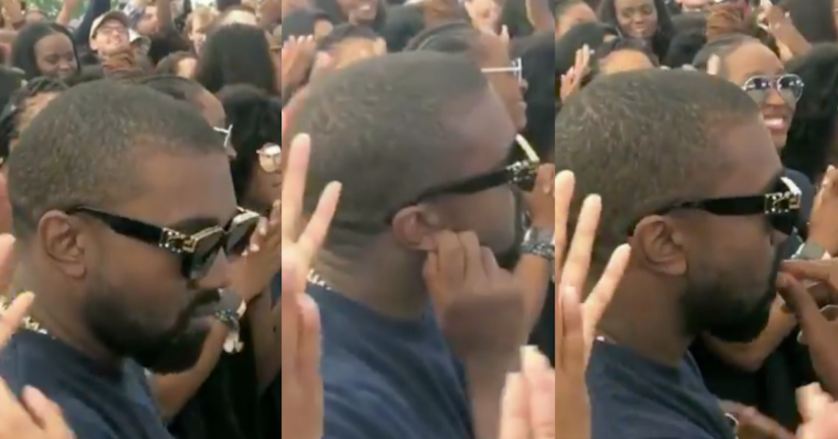 Kanye Seemed to Eat His Own Earwax in Disturbing Viral Video