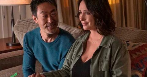 Chimney and Maddie holding hands