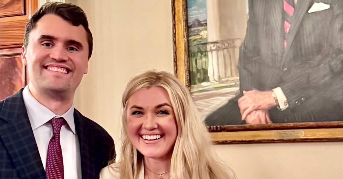 Charlie and Erika Kirk at the White House.