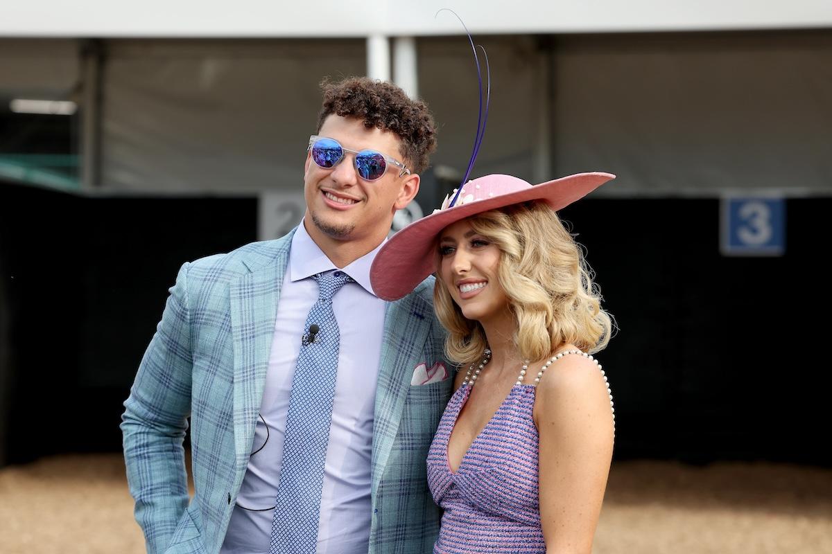 Patrick and Brittany Mahomes at the Kentucky Derby