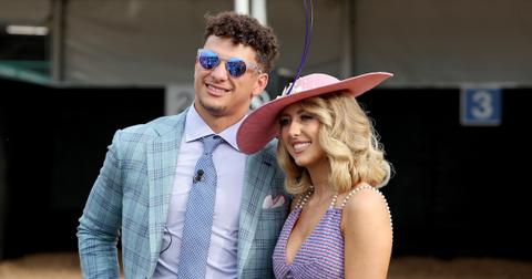 Patrick and Brittany Mahomes at the Kentucky Derby