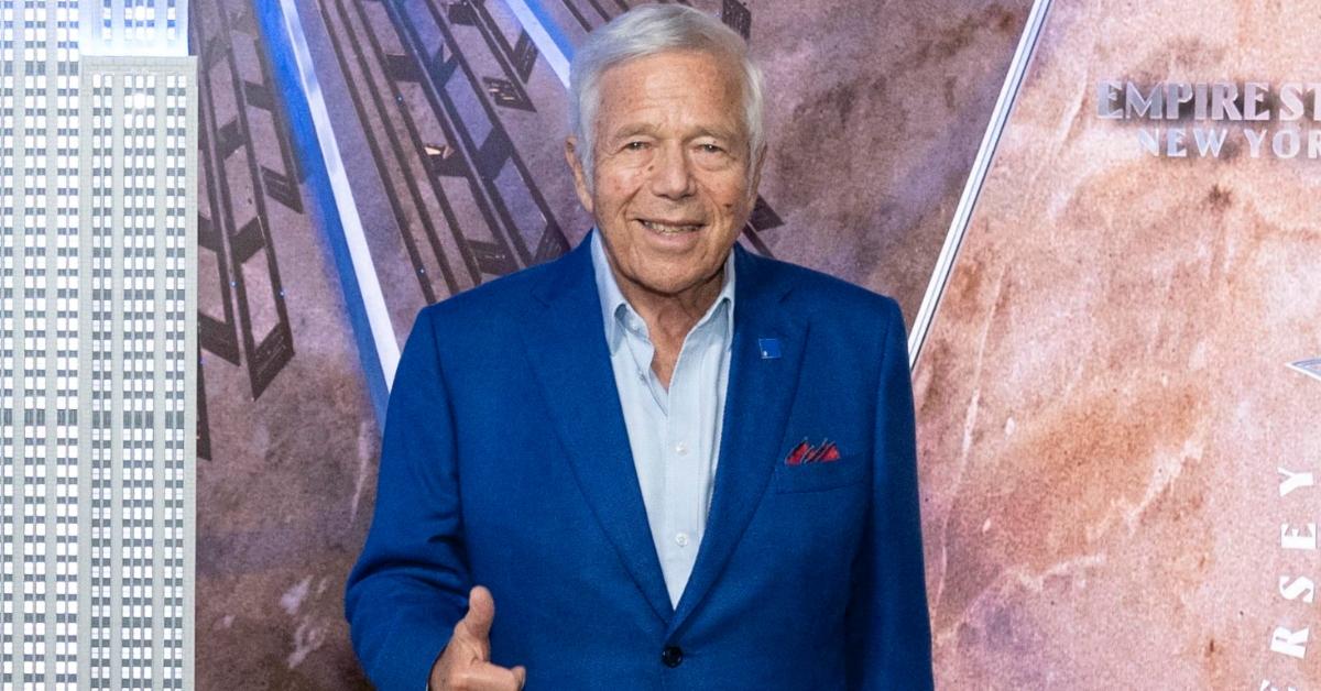 Robert Kraft giving a thumbs up