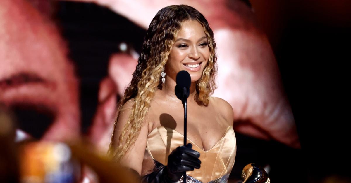 Beyoncé at the 65th GRAMMY Awards on Feb. 5, 2023