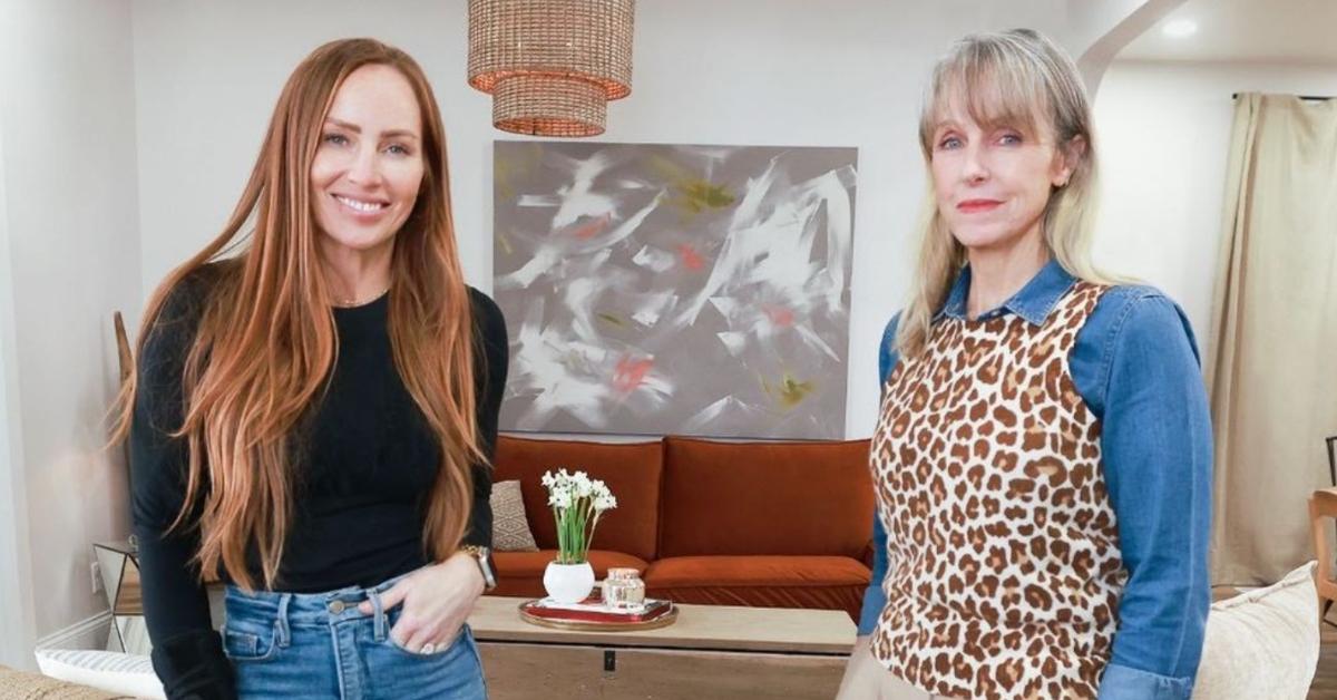 Good Bones' Karen E. Laine in animal print, Mina Starsiak Hawk wearing black