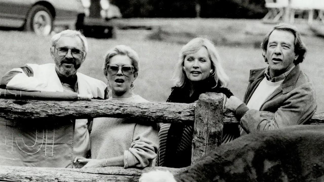Norman Jewison, Dixie Jewison, Penni Crenna, and Richard Crenna