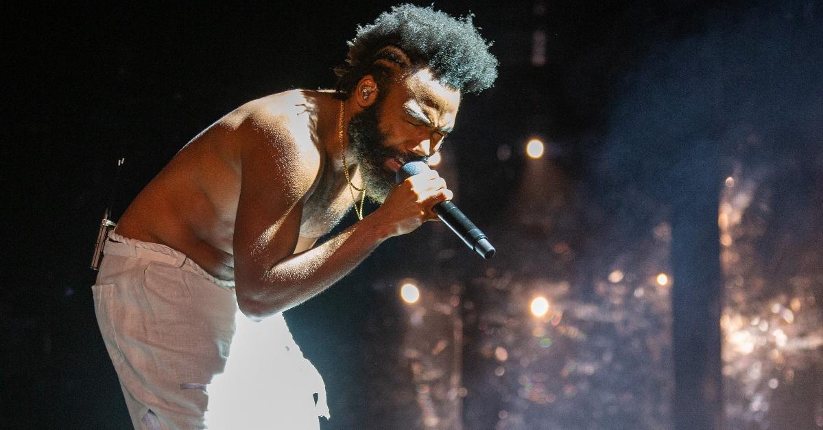 Donald Glover performing as Childish Gambino