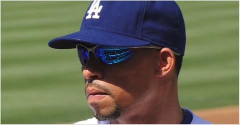 Rafael Furcal standing on the field