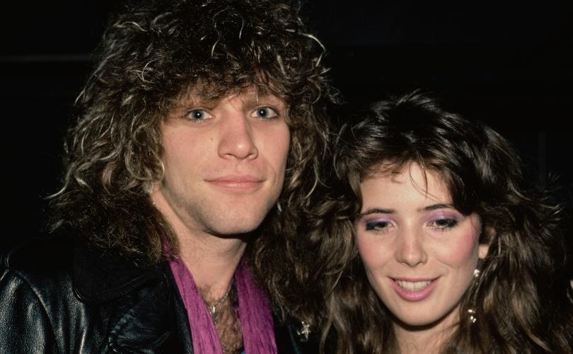 Jon Bon Jovi and Dorothea  Rockers '85 awards ceremony, held at the Sheraton Premiere Hotel in Los Angeles, California, March 1985