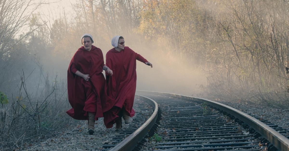 Elisabeth Moss and Madeline Brewer in 'The Handmaid's Tale'