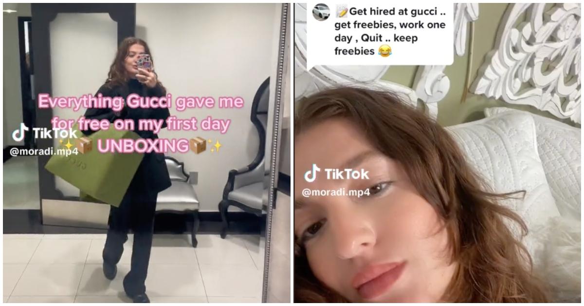 Woman reveals how Gucci fired her because of viral TikTok about freebies -  Dexerto