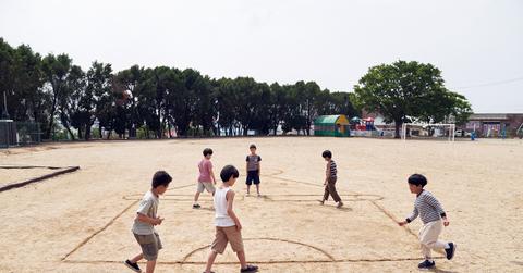 A game of "Squid" in 'Squid Game'