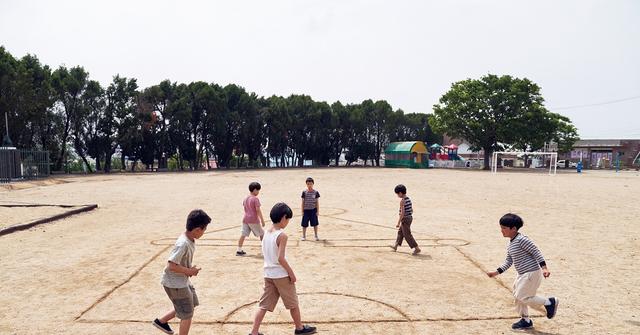 A game of "Squid" in 'Squid Game'