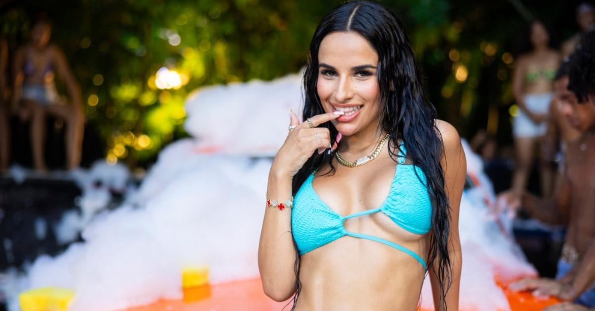 Yulissa Escobar in a 'Love Island' Season 7 promo